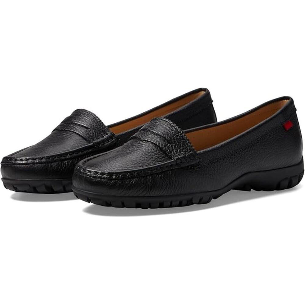 Marc Joseph New York Union Golf Black Grainy Loafer Flat Performance Shoes‎ Sz 8